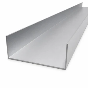 Alumiininen U-profiili EN AW-6060 C/U 103,6×38×1,8 mm – pituus 2000 mm