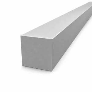 Alumiininen neliötanko täynnä 50×50 mm duralumiini 2017A T4, L=2000 mm