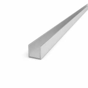 Alumiininen U-profiili 21×20×1,4 mm – C/U-profiili, pituus 2000 mm