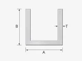 Alumiininen U-profiili 21×20×1,4 mm – C/U-profiili, pituus 2000 mm 001-884 (2)