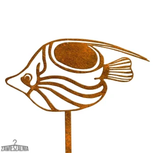 Zawieszalnia – puutarhadekoraatio kala Tymoteusz XL corten-teräksestä 23×97 cm