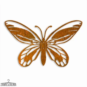 Zawieszalnia – 3D seinäkoriste Goliat-perhonen L 44 cm corten-teräksestä