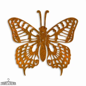 Zawieszalnia – 3D seinäkoriste Päiväperhonen M 31×29 cm corten-teräs