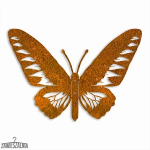 Zawieszalnia – 3D seinäkoriste Paratiisiperhonen L 44×30 cm Corten-teräs