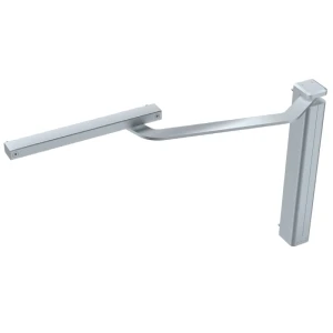 ASSA ABLOY itsestäänsulkeutuja liukukiskolla CAM-MOTION – oikea, hopea
