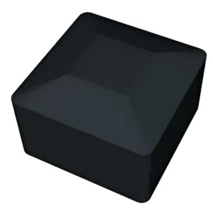 Musta päätytulppa PV-asennusprofiiliin 40×40 mm – LLDPE tyyppi 1