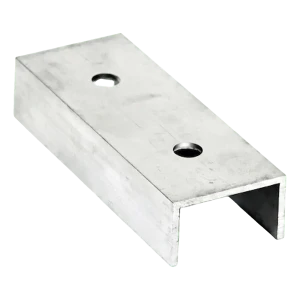 PV-asennusprofiilin liitin, alumiini, 120 mm – U-profiili 25×45×25