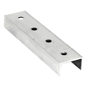 Alumiininen PV-asennusprofiilin liitin 20 cm – U-profiili 25×45×25 mm