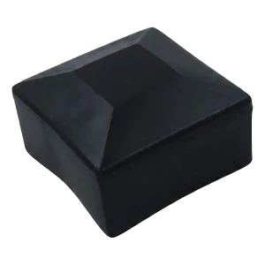 Musta LLDPE-suojatulppa PV-asennusprofiileille 40×40 mm – tyyppi 2