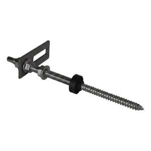 Kaksoiskierreruuvi M10×200 ja 80×30 mm adapteri PV-asennukseen