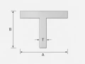 Alumiiniprofiili T 30×30×3 mm – T-profiili EN AW-6060 pituus 2000 mm 001-868 (2)