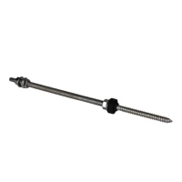 Kaksoiskierteinen ruuvi sovittimille ja kolmioille - M10x300