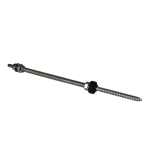 Kaksoiskierteinen ruuvi sovittimille ja kolmioille - M10x300