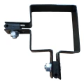 Kulmakiinnike paneeliaidalle 80×80 mm musta RAL 9005 – täydellinen asennussarja 001-612 (3)