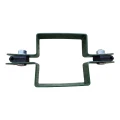 Aitapaneelin välipuristin neliömäinen 80×80 mm vihreä RAL 6005 001-614 (2)