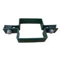 Aitapaneelin välipuristin neliömäinen 80×80 mm vihreä RAL 6005 001-614 (3)