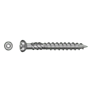 TOBSTEEL Quadra-Speed terassiruuvi ART. 9001 A2 – 5,0 x 50 mm TX25