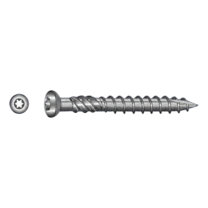 TOBSTEEL Terassiruuvi Quadra-Speed ART. 9001 A2 5,0 x 60 mm TX25
