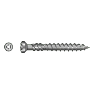 TOBSTEEL Terassiruuvi Quadra-Speed ART. 9001 ruostumaton teräs C1 5,0 x 40 mm TX25