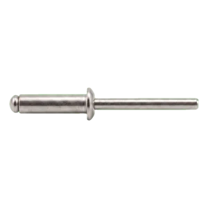 Vetoniitti ruostumaton A2/A2 ISO 15983 5,0×12 mm – litteäkantainen, avoin – laatikko 500 kpl