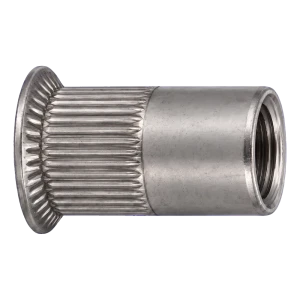 Ruostumaton A4 Niittimutteri M10×21 mm – kartiokanta, uurrettu varsi – laatikko 250 kpl
