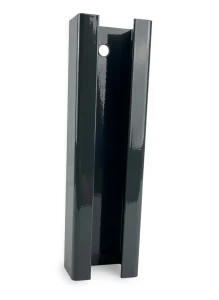 Paneeliaidan pylvään liitin 60×40 mm – antrasiitti RAL 7016, pituus 190 mm