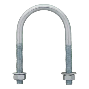 U-pultti putkelle (putkenkiinnitin), sinkitty, M12 × 89 mm, 3" putkelle