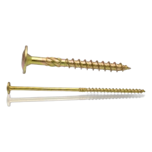 Puurakenneruuvi aluslevykannalla, sinkitty, TX40, 8,0×160 mm – osakierre – pakkaus 50 kpl