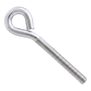 Silmukkaruuvi, konekierre metrisellä kierteellä, sinkitty M6×170 mm