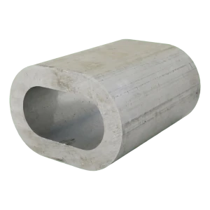 Puristuslukko, alumiini teräsvaijereille 10 mm – EN 13411-3