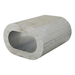Puristuslukko, alumiini teräsvaijereille 13 mm – EN 13411-3
