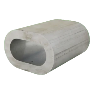 Puristuslukko, alumiini teräsvaijereille 14 mm – EN 13411-3