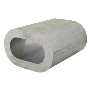 Puristuslukko, alumiini teräsvaijereille 16 mm – EN 13411-3