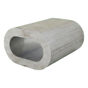 Puristuslukko, alumiini teräsvaijereille 18 mm – EN 13411-3