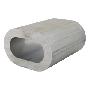 Puristuslukko, alumiini teräsvaijerille 20 mm – EN 13411-3