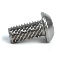 Pallokantaruuvi DIN 7380 M8x16 mm kuusiokoloavain ruostumaton teräs A2