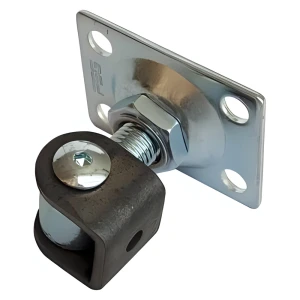 Säädettävä sarana suorakaiteen muotoisella kilpilautasella M16 75x55x3 mm
