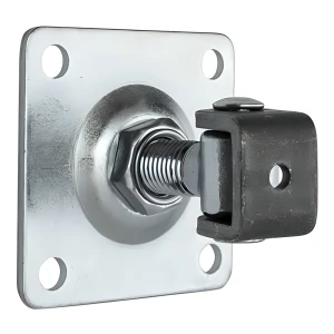 Säädettävä sarana kilpilautoineen M20 100x100x4 mm porteille ja aidan porteille