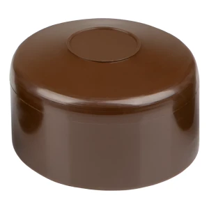 Aitatolpan hattu 1 1/4" (Ø 42,4 mm), ruskea
