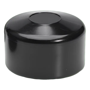 Aitatolpan hattu 1 1/4" (Ø 42,4 mm), musta