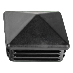 Neliöputken tulppa 15×15 mm pyramidinmallinen, musta