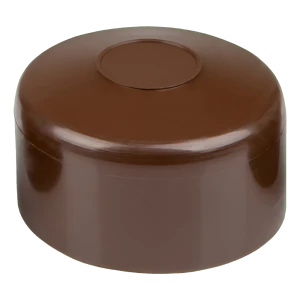 Aitatolpan hattu Ø 38 mm, ruskea