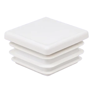 Neliöputken tulppa 12×12 mm, valkoinen