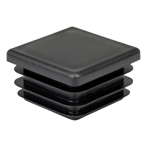 Neliöputken tulppa 12×12 mm, musta