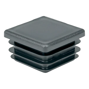 Neliöputken tulppa 60×60 mm, antrasiitti