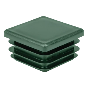 Neliöputken tulppa 60×60 mm, vihreä, seinämä 3,0–5,0 mm