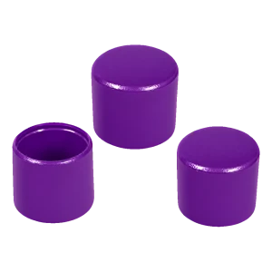Putken päätytulppa pyöreälle putkelle Ø 25 mm, violetti