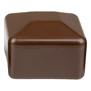 Aitatolpan hattu 70×70 mm, ruskea