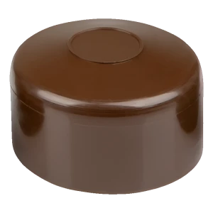 Aitatolpan hattu Ø 42 mm, ruskea