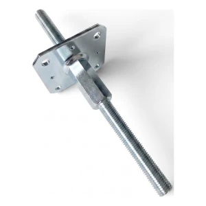 Säädettävä pilarikenkä 110×110 mm, M20-kierre – korkeus 330 mm, sinkitty